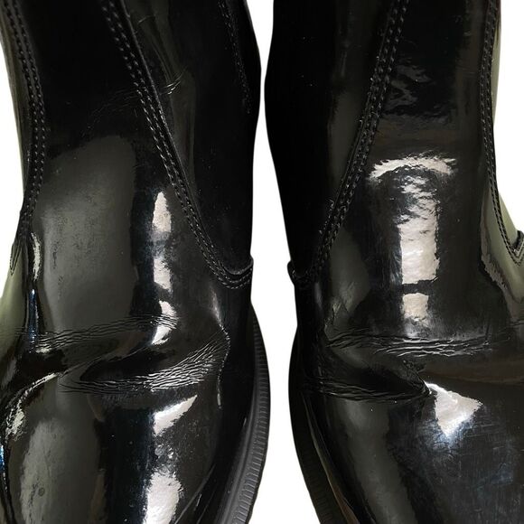Dr. Martens Flora Smooth patent leather Chelsea boots women’s 9/41black grunge - Picture 5 of 11
